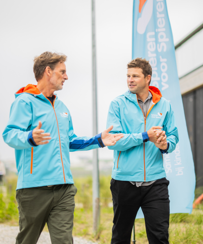 Ronald de Boer en Sven Kramer Spieren voor Spieren