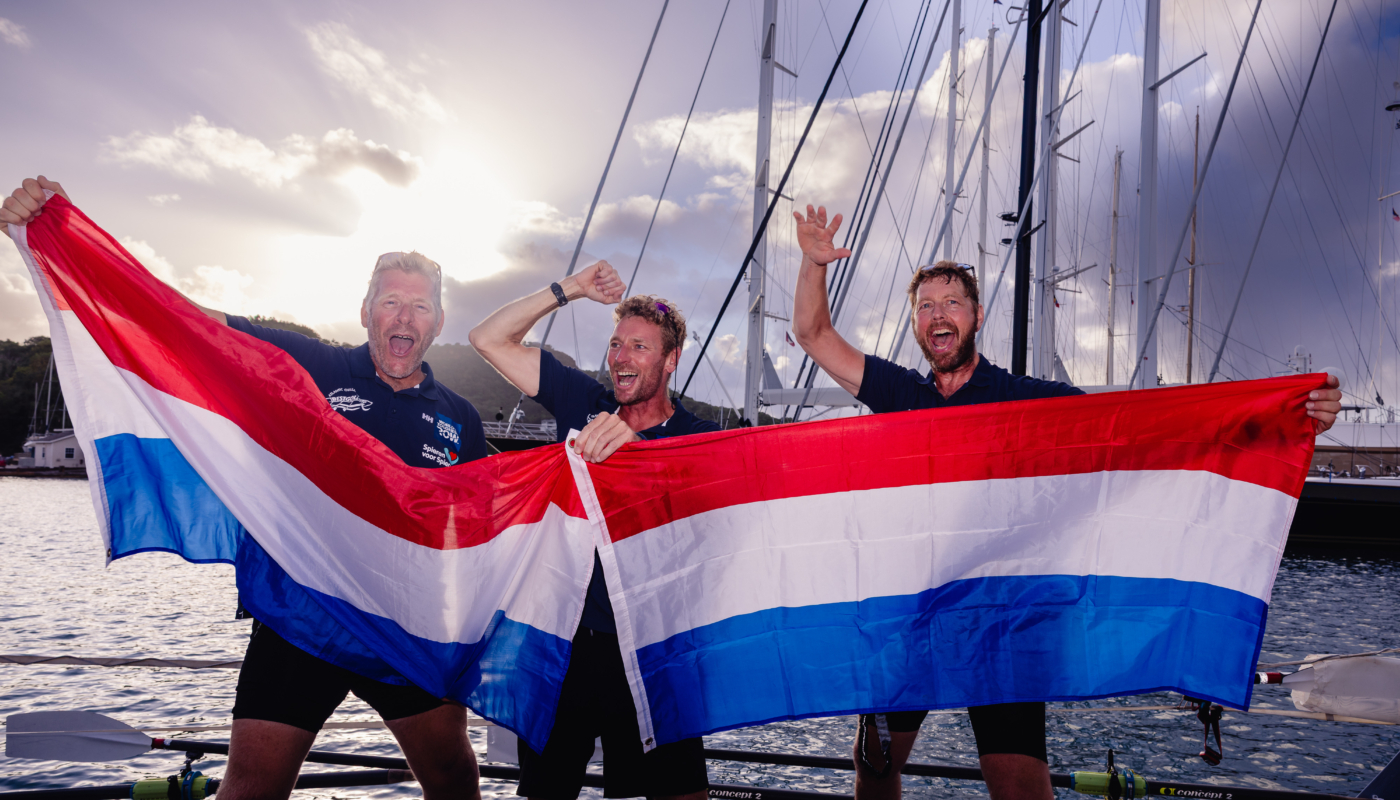 Roeien met een boodschap! De Atlantische Oceaan over voor kinderen met een spierziekte title=
